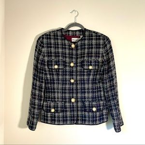 Vintage Anne Klein Tweed Blazer!